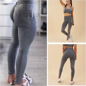 Gymshark Gray Ombré Seamless Leggings